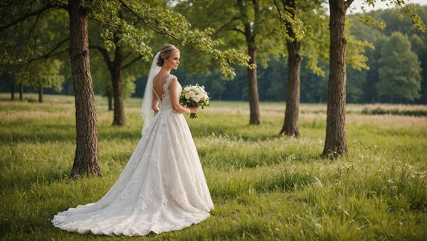Robe de mariage champêtre : élégance et nature pour votre grand jour